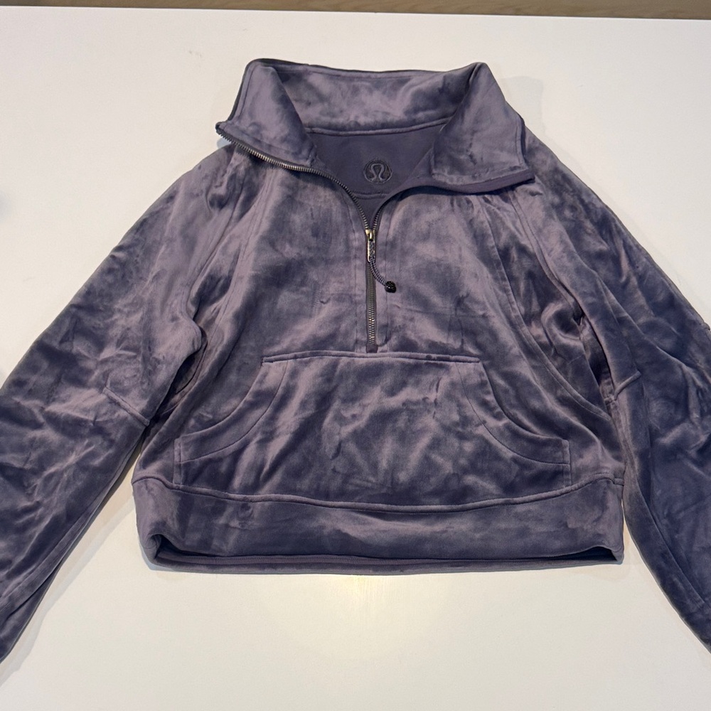 Lululemon Scuba Purple Quarter-Zip Pullover